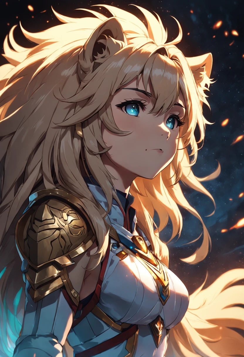 vastaya lion, female, paladin