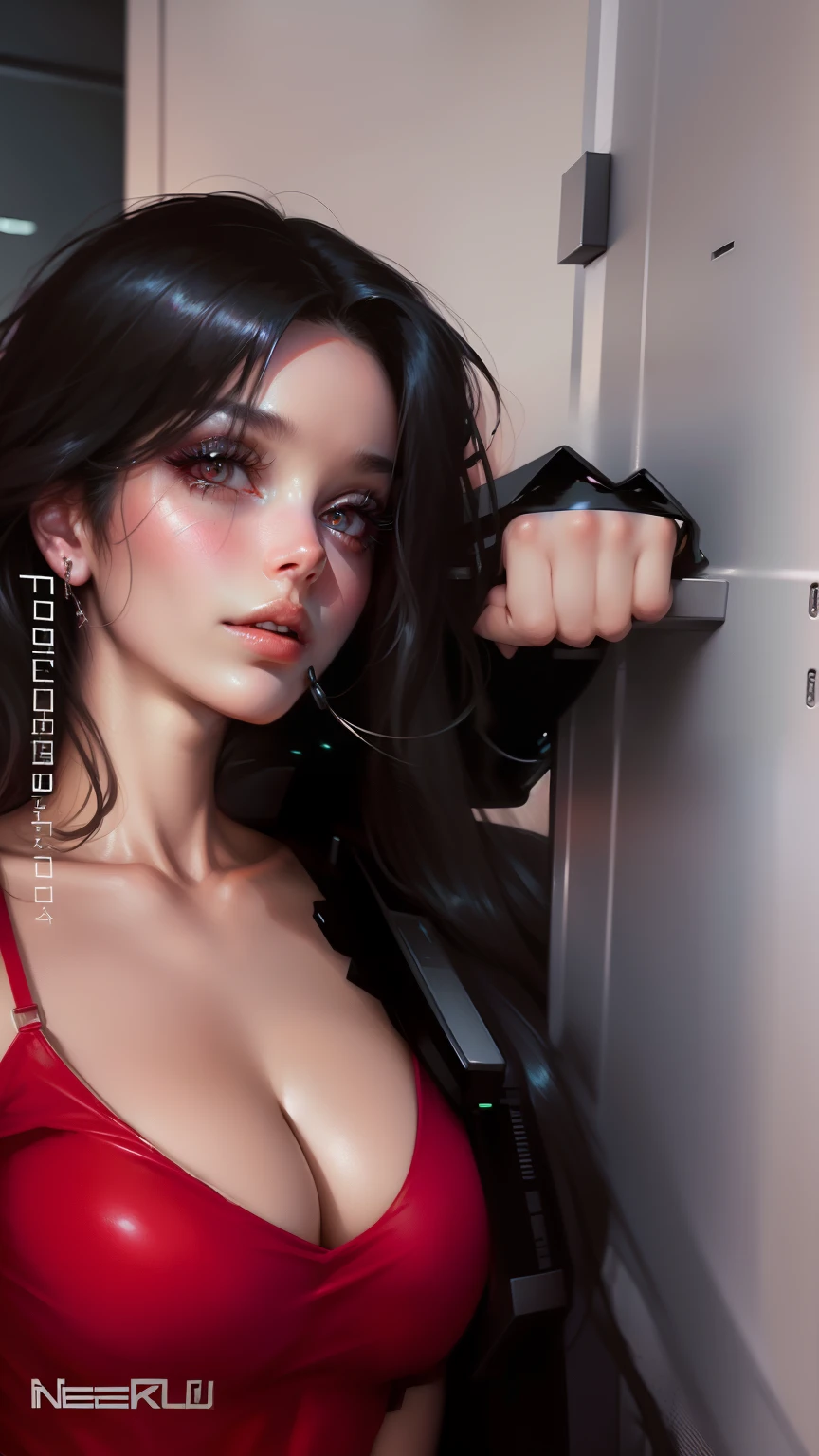 Cyberpunk beautiful girl realistic animated 8k ultra realistic hot sexy change background