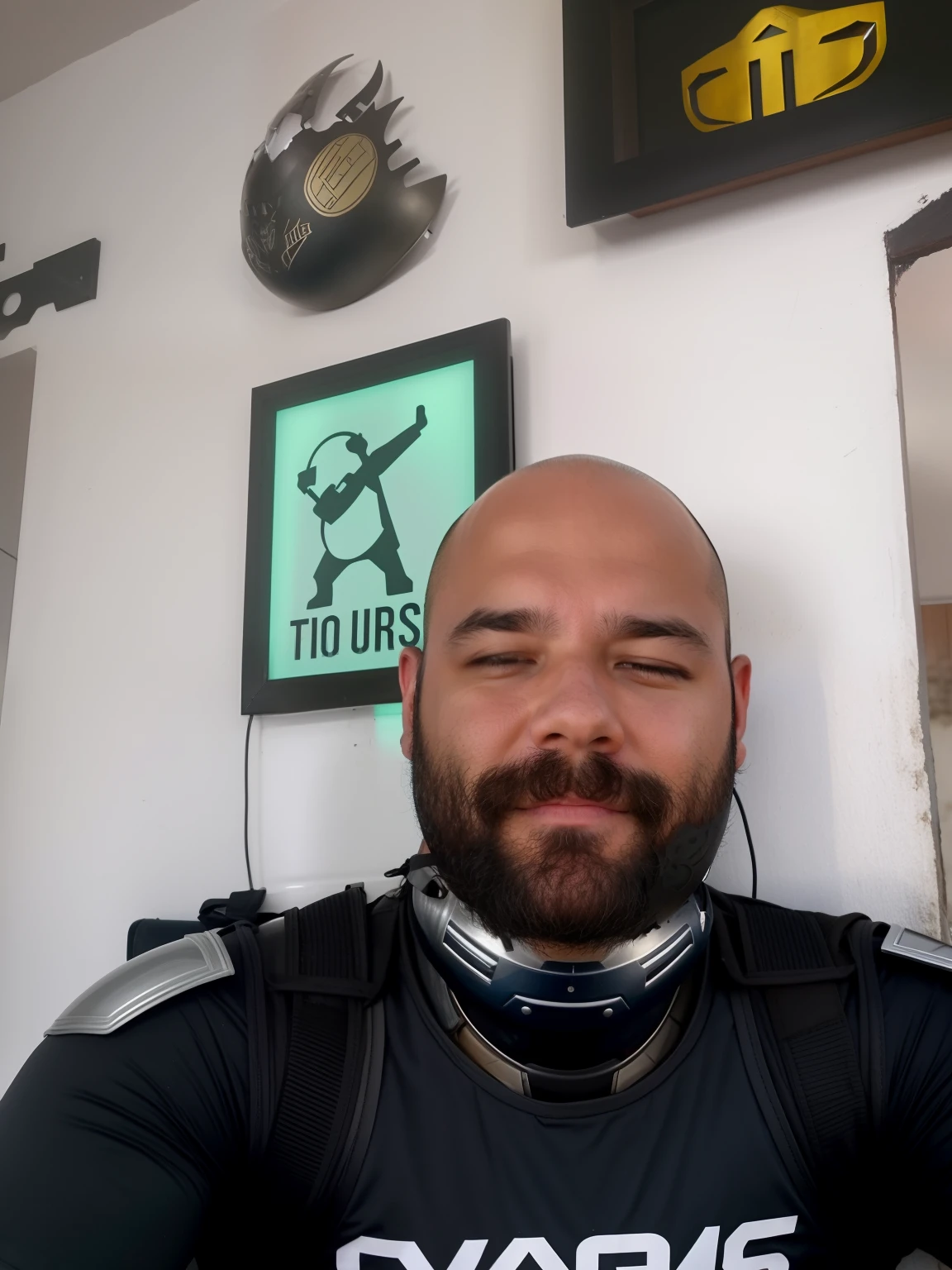 Substituir a parte apagada pela armadura do homem de ferro mark3