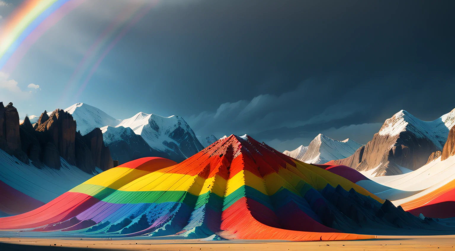 rainbow mountains