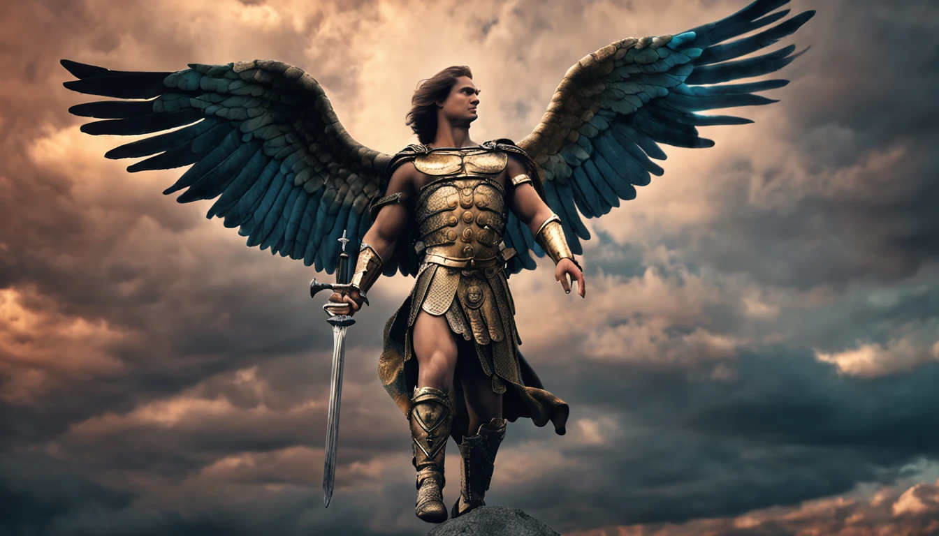 Realistic image of Archangel St. Michael