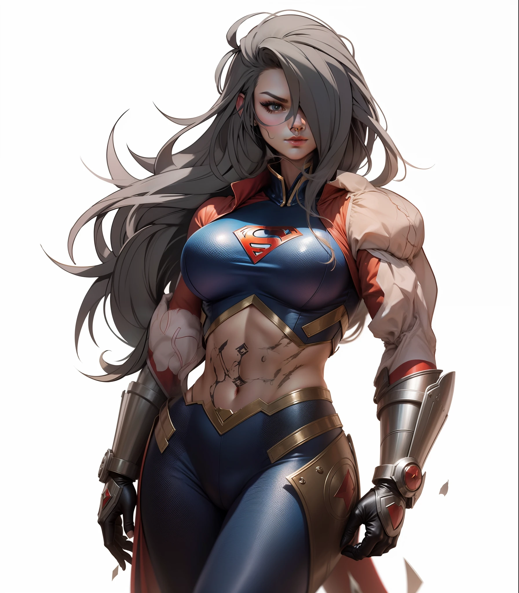 Superwoman costume, keep artstyle