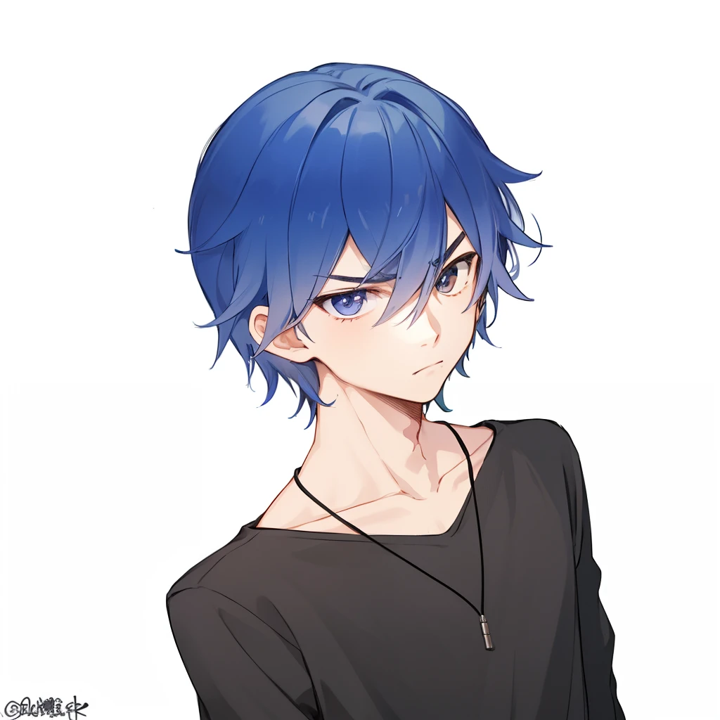 1 boy、masculine, light scowl, holding a bass guitar