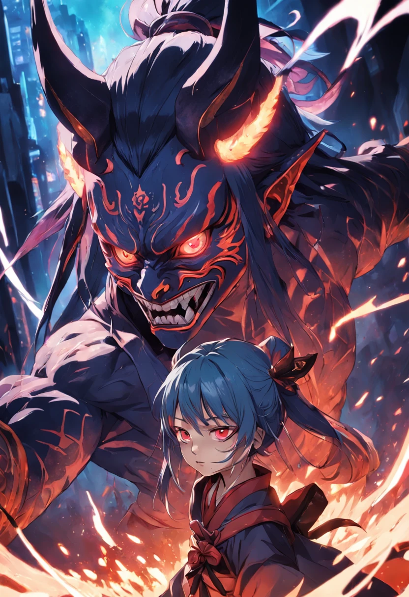 The character has to possess an oni mask on his face.