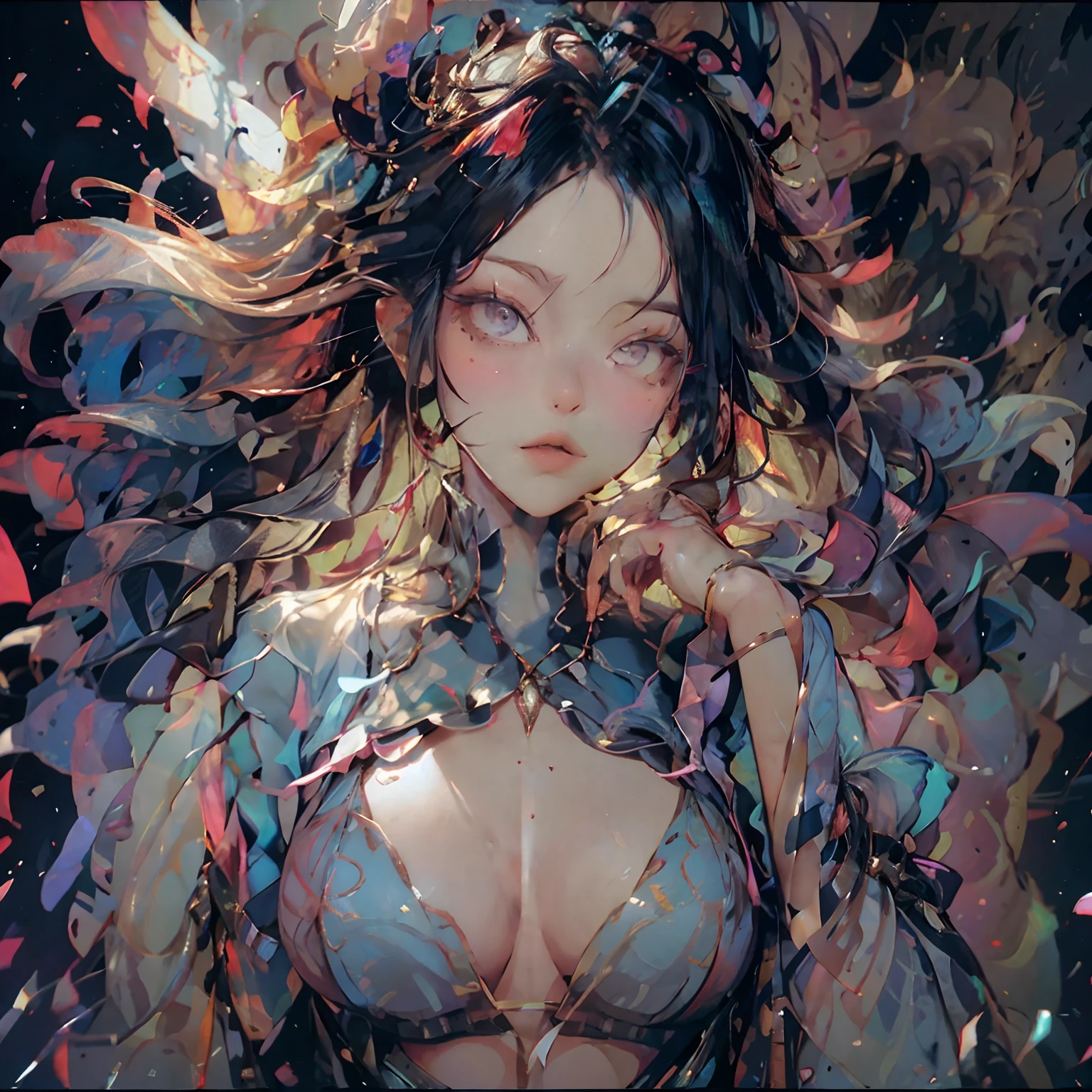white skin, big boobs, Spread your hands, Beine gespreizt, Auf einem Holzboden liegend, mehrfarbiges Haar, shinny hair, tief gebundenes langes Haar, Bob Schnitt, leere Augen, Schweres Atmen, volles Rouge, ahegao, modern, Contemporary Art, Verismus, Filmische Beleuchtung, panorama, Perspektive, atmospheric perspective, UFESTPLATTE, ccurate, Strukturierte Haut, Hohe Detailgenauigkeit, High quality, hight resolution, FESTPLATTE, 16k