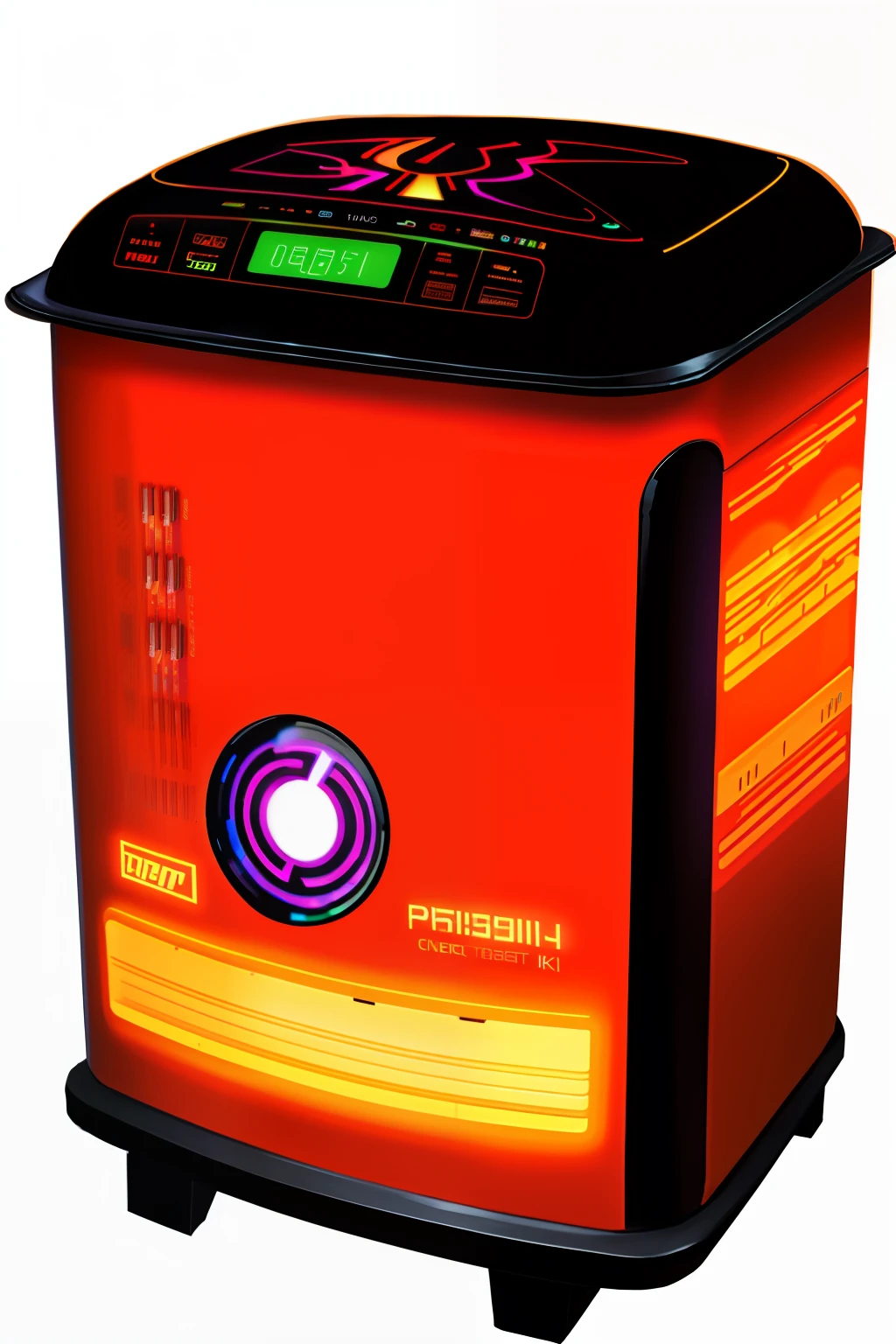 psychedelic toaster, concept art 4k, chaos