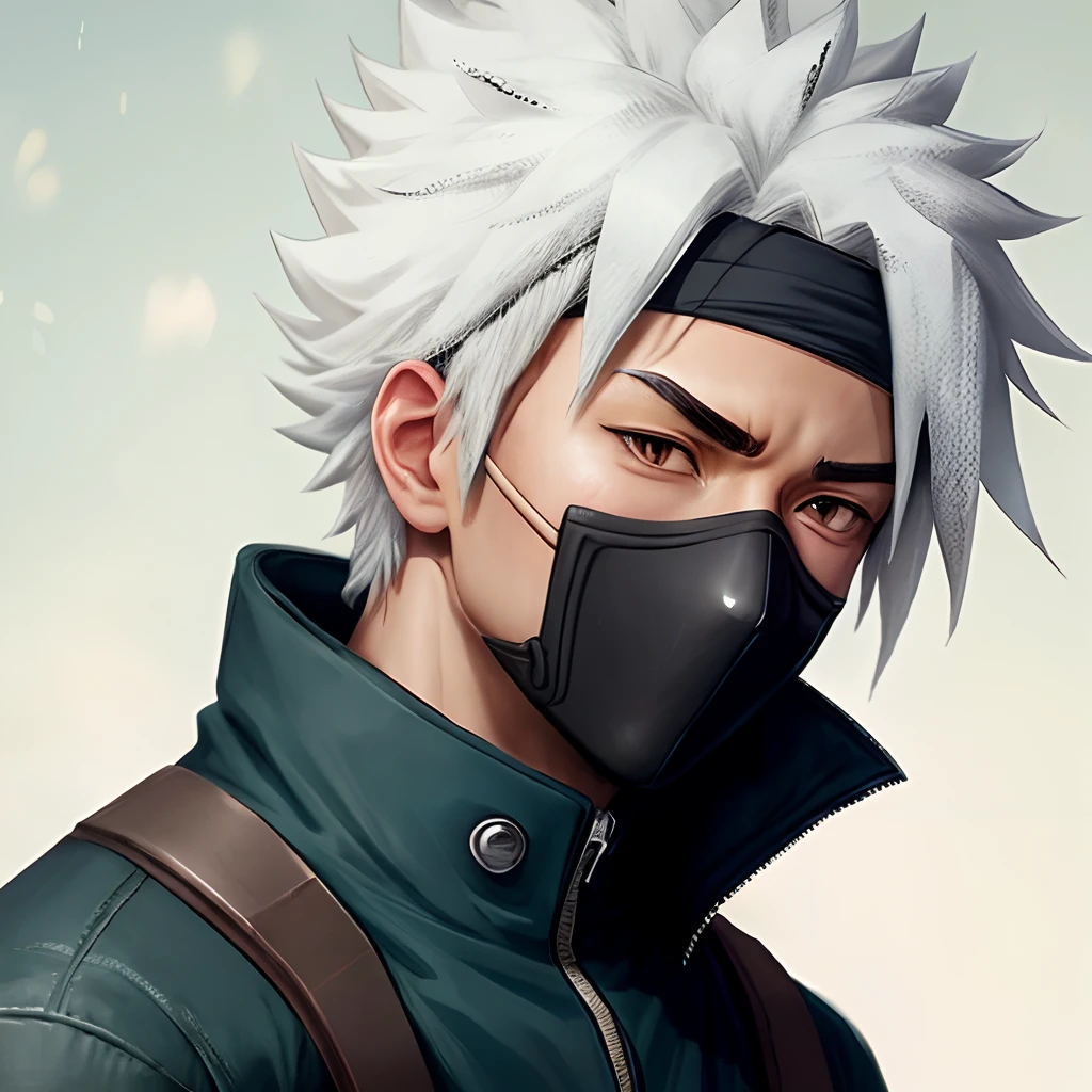Black kakashi With afro and headband