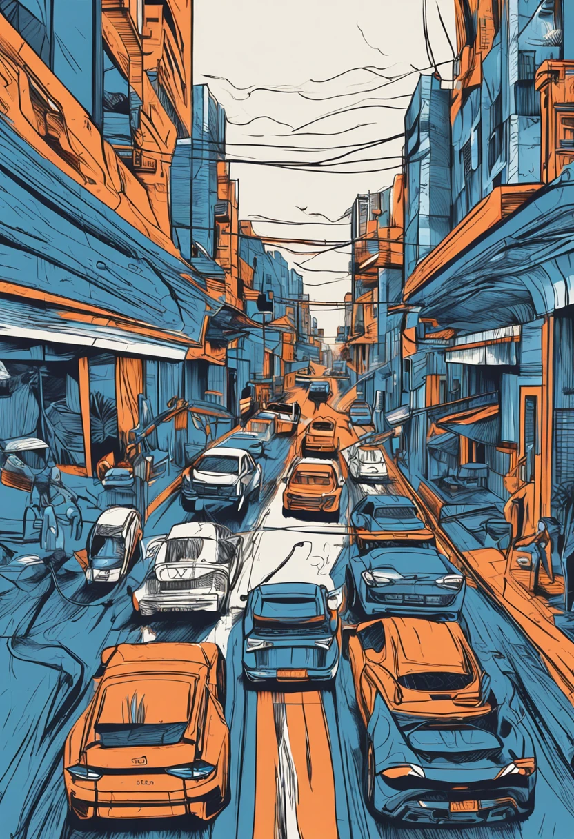 destacar imagem carregada em banner com fundo cinza e azul movimento e moderno