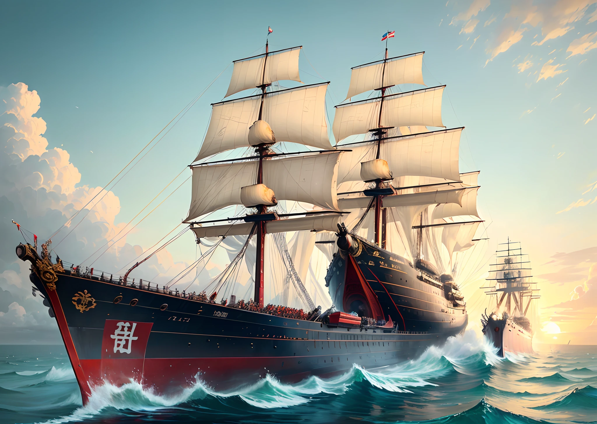 Zhiyuan ship in the Sino-Japanese naval battle