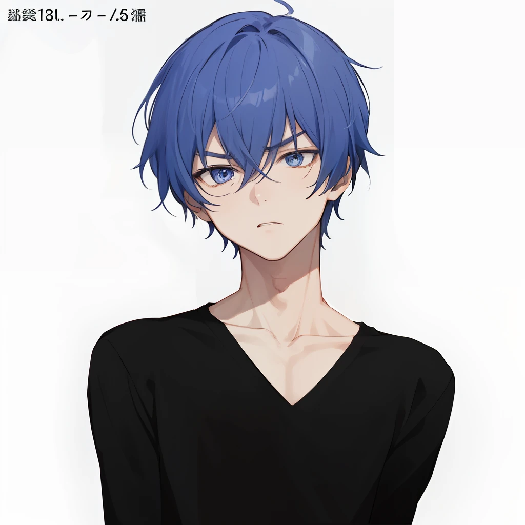 1 boy、masculine, light scowl, holding a bass guitar