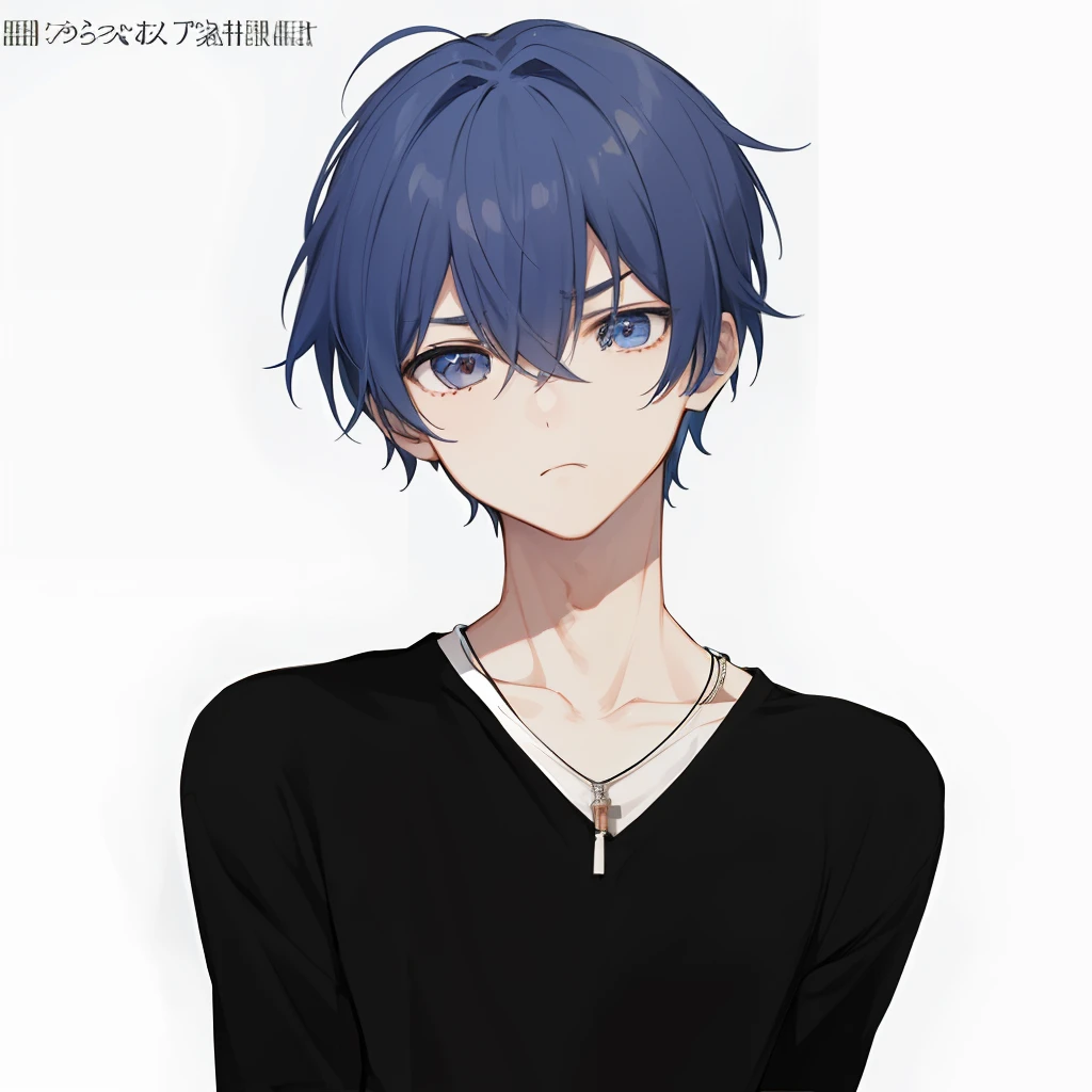 1 boy、masculine, light frown, holding a bass guitar