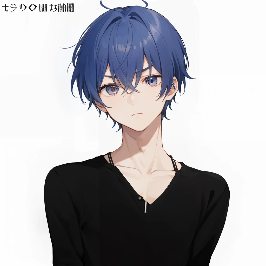 1 boy、masculine, light frown, holding a bass guitar