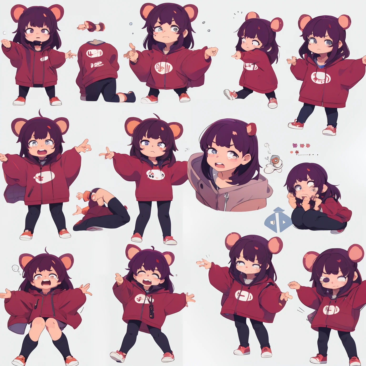 crying girl ,chibi ,emote ,emote for twitch