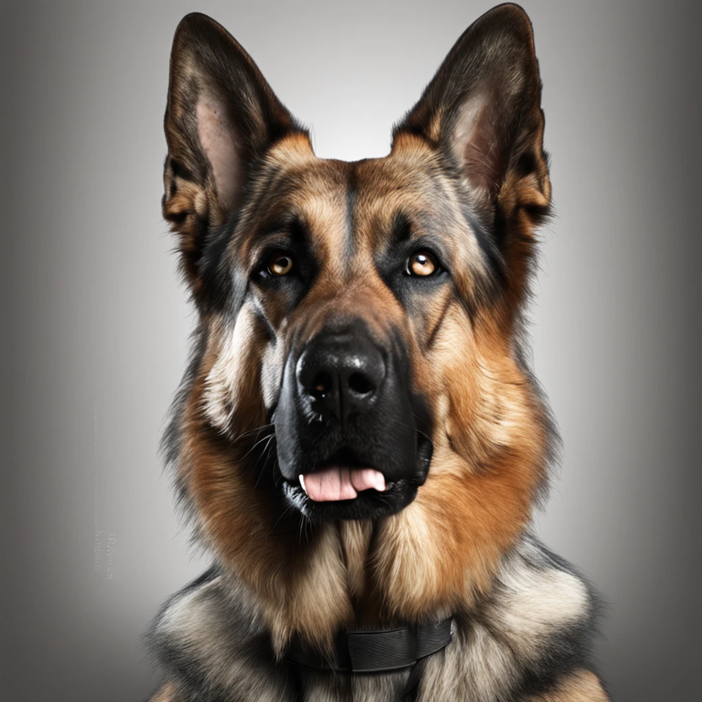 (((Create a masterpiece of a German shepherd))) com fundo preto, profesional lighting, 8k