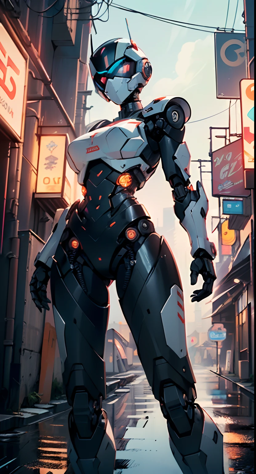 (((girl robot))),assaultron, itrobo2022, 1girl,robot,humanoid robot,robot joints,joints,black robot helmet,black armor,head-mounted display,humanoid robot,white robot joints,one-eyed,white joints,no humans,((black armor)),wide hips,curvy,mechanical arms,crotch plate,science fiction,post-apocalypse,outside,large breasts:1.4,
reelmech,cyborg girl,(cyborg girl:1.5),
android,((mechanical robot girl)),
(((doll))),((((black skin,doll joints:1.5,mechanical hands:1.5,black armored dress,tesla coils,mechanical doll:1.5,Body of a machine,black metallic skin,ball joint,no facial features,cyborg:1.5,robotic parts,robot)))),(((lustrous skin:1.5,plastic glitter skin,exaggerated shiny skin,illuminated skin))),(Mechanical joints: 1.4,Mechanical limbs),
lot of rgb,(spider lower abdomen),
(((nsfw))),
motorcycle black helmet,(wearing head-mounted display that is chunky and hi-tech with neon lights:1.2),corporate logos,complete black helmet,no face,black body,black skin,black robotic body,((((technological face mask,Cybernetic_Jawless, black mask)))),
(dynamic pose:1.0),solo focus,embarrassed,(centered,scale to fit dimensions,Rule of thirds),
((((cyberpunk city by the ocean,huge buildings,neon signs,puddles)))),stormy sky,threatening sky,dark clouds,((synthwave background theme,detailed background : 1.25)),((((night,nice lighting decorations,detailed architecture)))),
(best quality,high resolution,sharp focus,ultra detailed,extremely detailed,extremely high quality artwork,(realistic,photorealistic:1.37),8k_wallpaper,(extremely detailed CG 8k),(very fine 8K CG),((hyper super ultra detailed perfect piece)),flawless,(((masterpiece))),illustration,vibrant colors,(intricate),High contrast,Selective lighting,Double exposure,HDR (High Dynamic Range),Post-processing,Background blur,colors,(intricate),High contrast,Selective lighting,Double exposure,HDR (High Dynamic Range),Post-processing,Background blur,