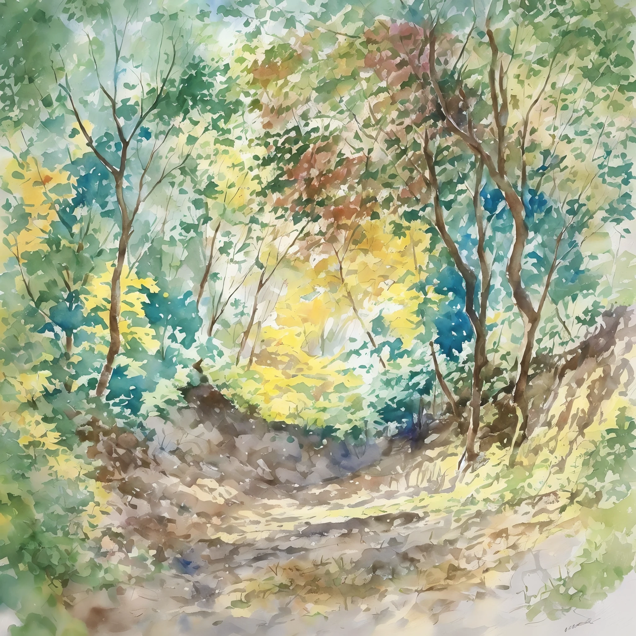 umbanda entity, brazilian, caboclo of light waves, realistic drawing with watercolor finish --auto --s2