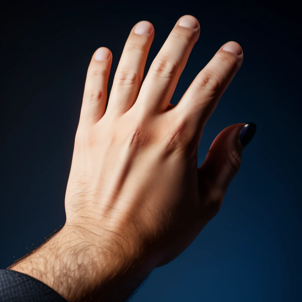(back of hand),male hand,(One hand)