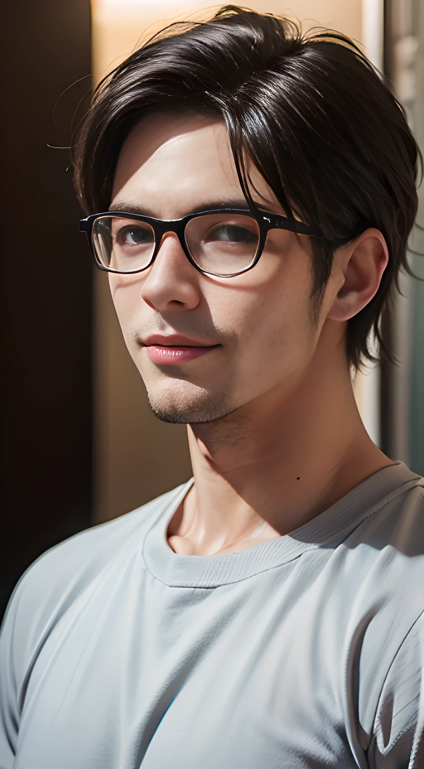((Men only)), (head shot), (face only),  (handsome muscular man in his 20s), (Clark Kent), (Mischievous smile), (detaile: 1 in 1), Natural muscles, HIG quality, beautidful eyes, (Detailed face and eyes), (Face、: 1 / 2), Noise, Real Photographics、... .................................................................................................................PSD, Sharp Focus, High resolution 8K, realisitic & Professional Photography, 8K UHD, Soft lighting, High quality, Film grain, FujifilmXT3