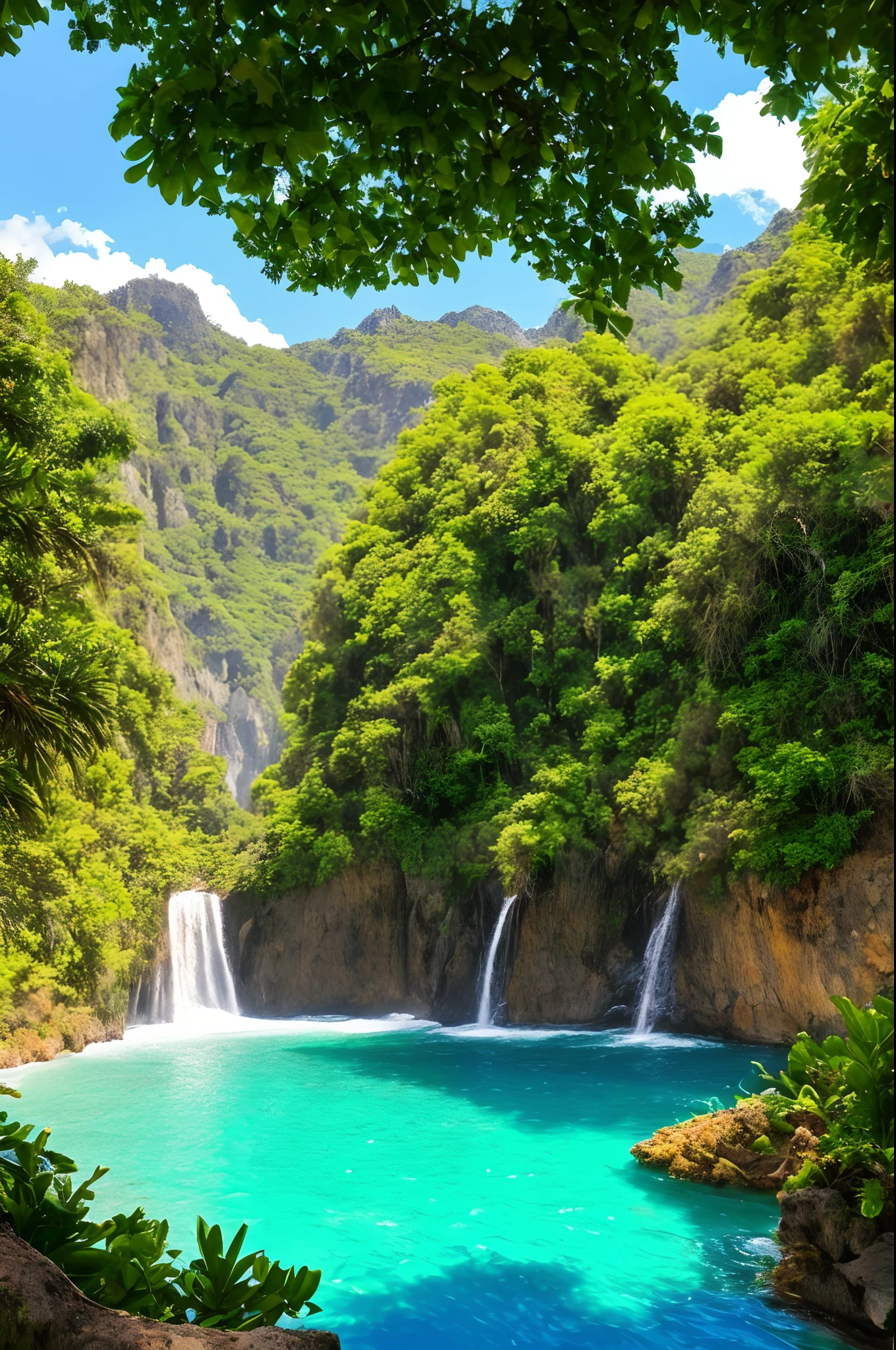 Paradise, 8k, HDR, Extremwmente detalhado.