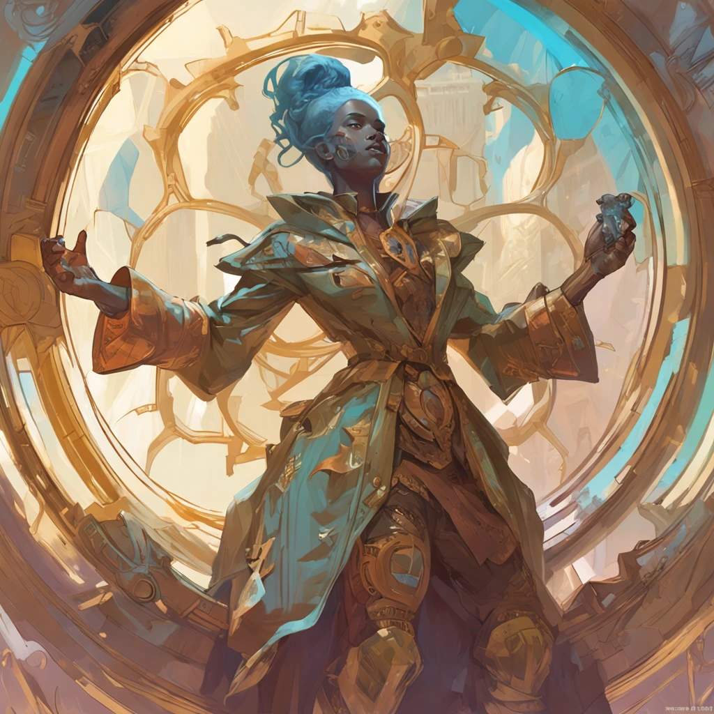 The watch has a large viewing angle,Look up at the characters。The character examines himself in front of the mirror,Facial expressions are reflected through the mirror,Character looking in the mirror,Hand on either side of the sink,mohrbacher, by Krenz Cushart, wlop and krenz cushart, peter mohrbacher art style, In the artistic style of Morebach, krenz cushart and artem demura, peter mohrbacher c 2 0