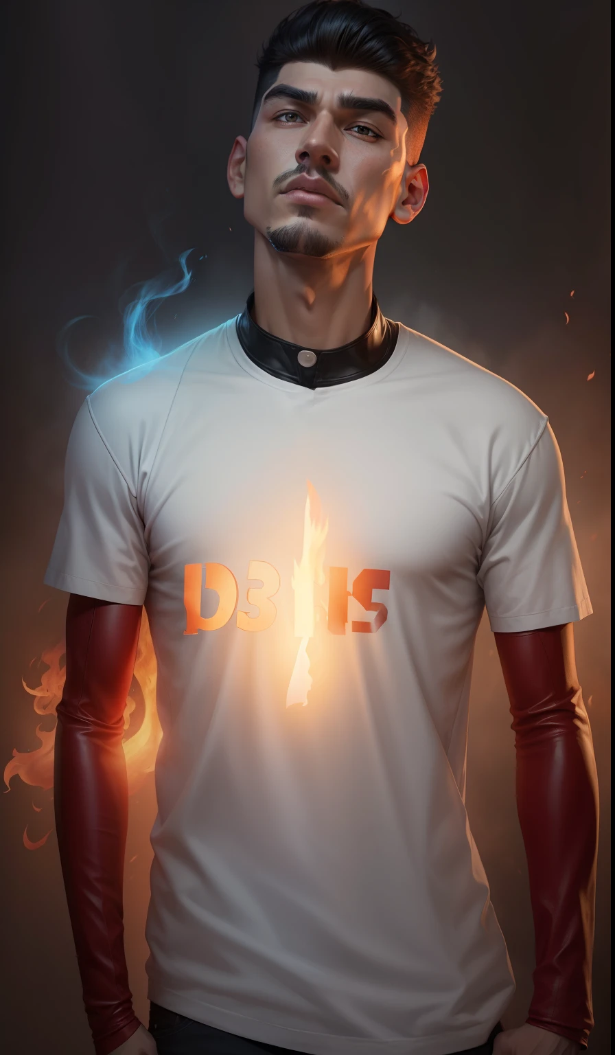 Change background hot fire ghost and rider style handsome face realistic face