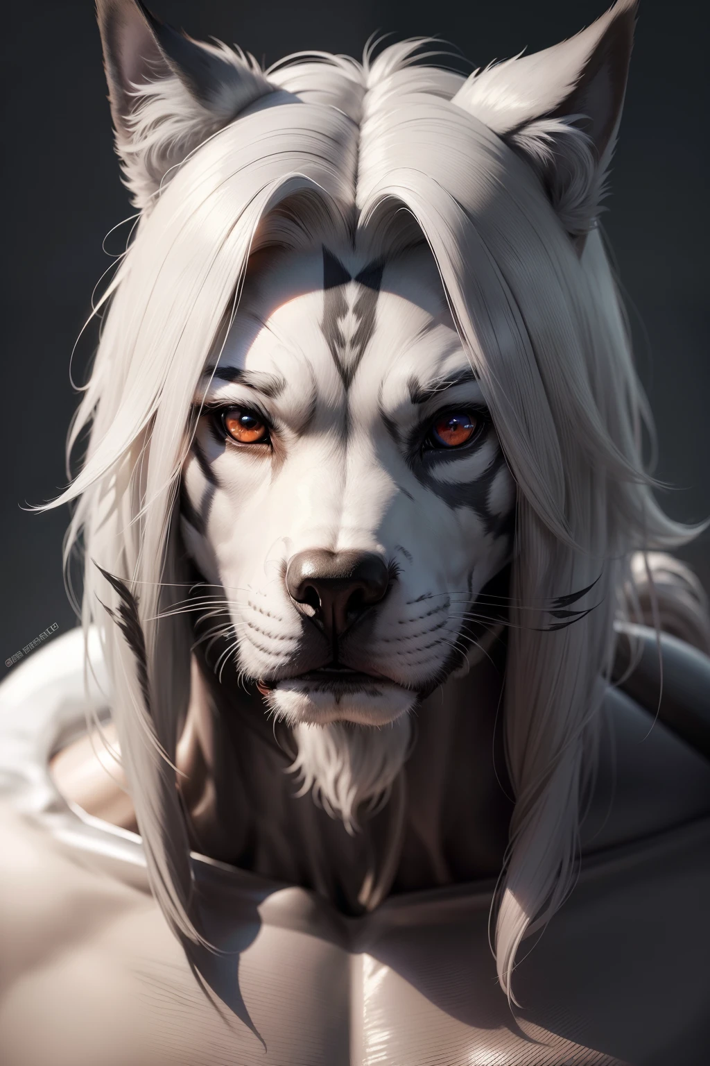 lobo, No or, No or gray, frontal, just the face, No face or HD, Olhos vermelhos, brilhantes HD, bicho, No or, canino