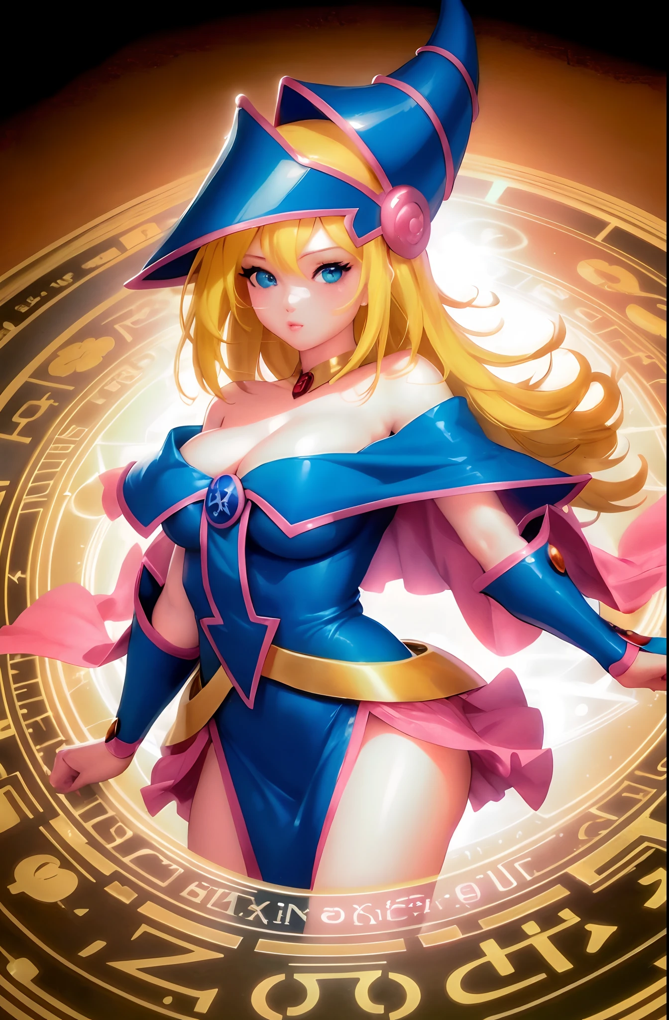 um close up de uma mulher com uma roupa azul e rosa, menina mago negro, menina maga escura bonita, Artgerm extremamente detalhado, Menina maga das trevas de Yu-gi-oh, Artgerm colorido!!!, estilo Artgerm, Modelo IG | Artgerm, estilo Artgerm, gama murata e Artgerm, Artgerm detalhado