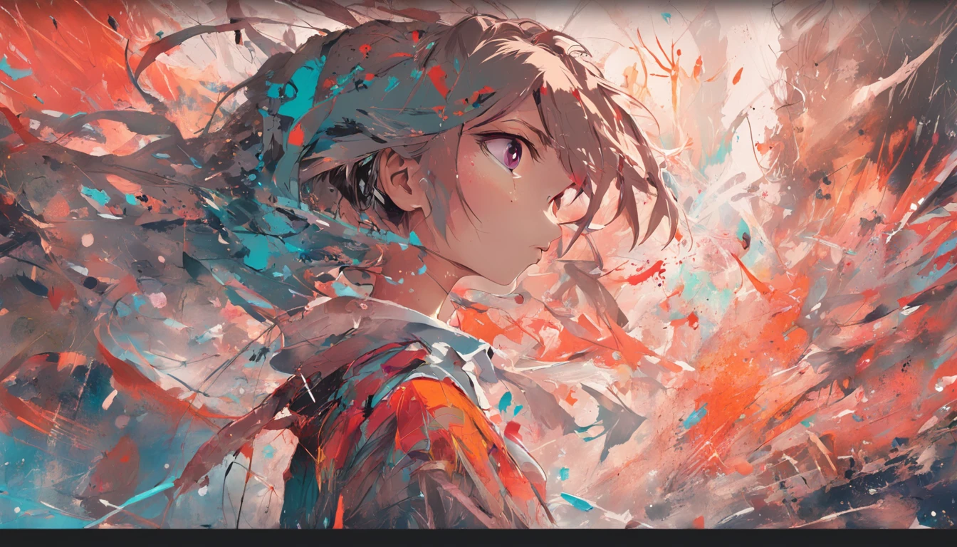 16k diverse graffiti art, Manga, Dynamic, Moonlight, Highly detailed, Digital painting, art stations, concept-art, smooth, Sharp focus, illustration, paint splatter, Art by Carne Griffiths and Wadim Kashin