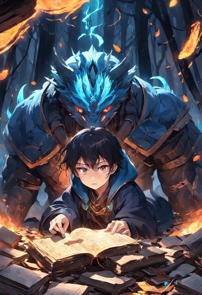 Haotian found an ancient secret book in the scrap heap,He looked at it suspiciously for a moment。,sudden,His eyes lit up,Something seems to have come to mind。