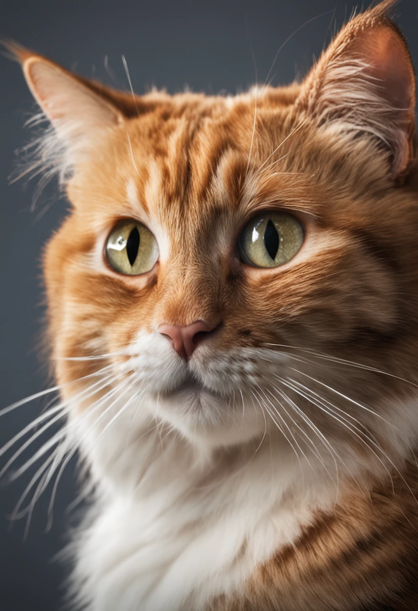 Generate cat image with white background