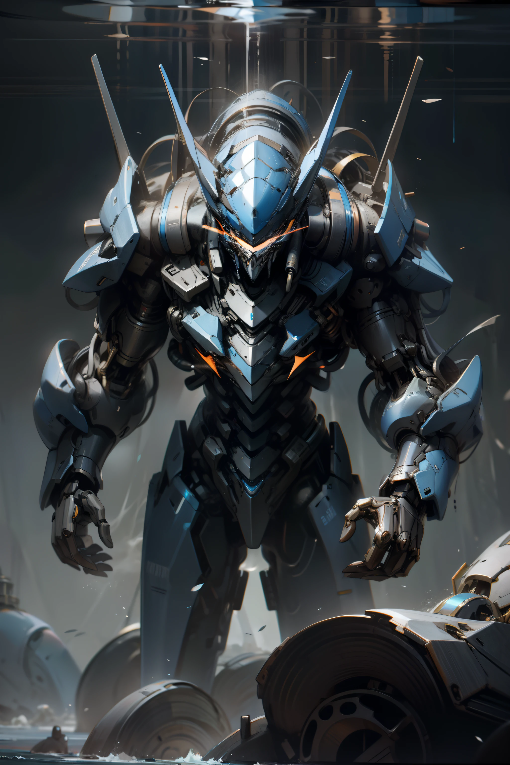 Blue mech，Mechanical elegance，High purity and mystery，Classical Ocean，abyssal
