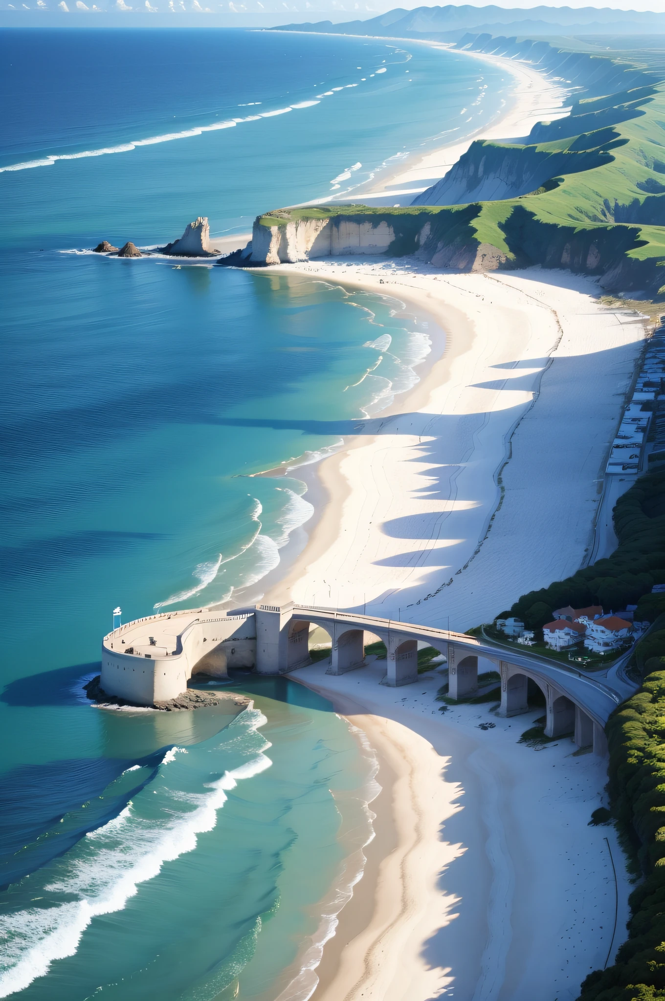 Mare、shores、beach、BLUE、beautful view、Scenery only、perfect-composition