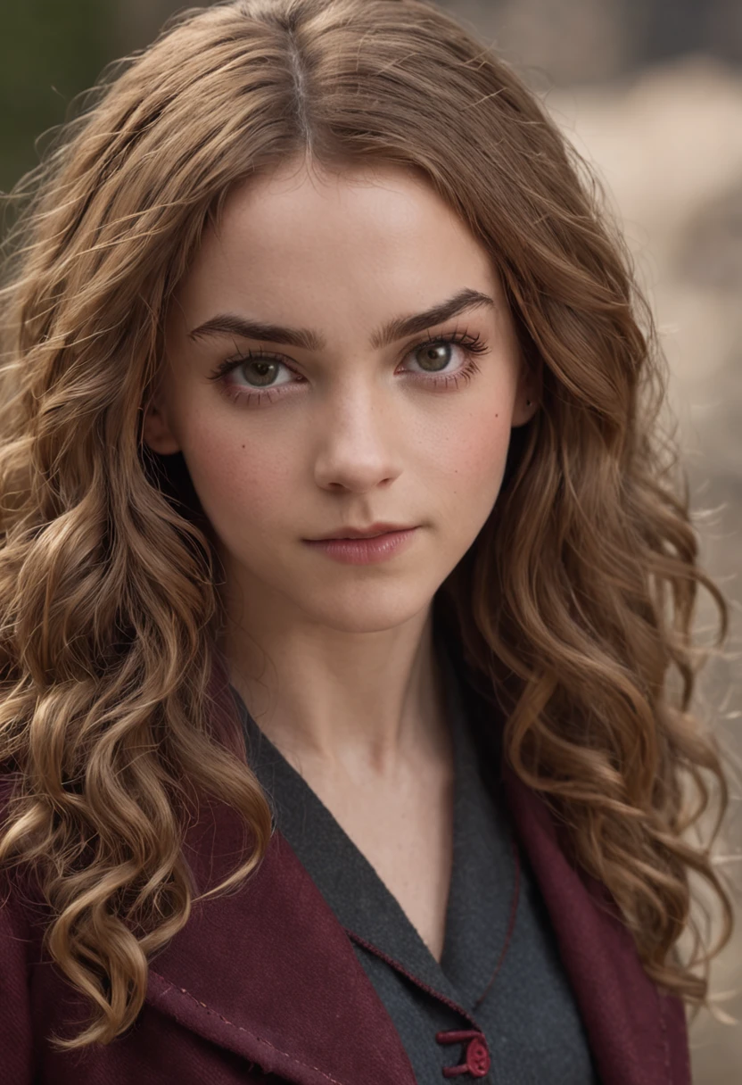 Hermione Granger at Hogwarts, Open legs, Pubic hair, The eye, Beautiful face, Gryffindor
