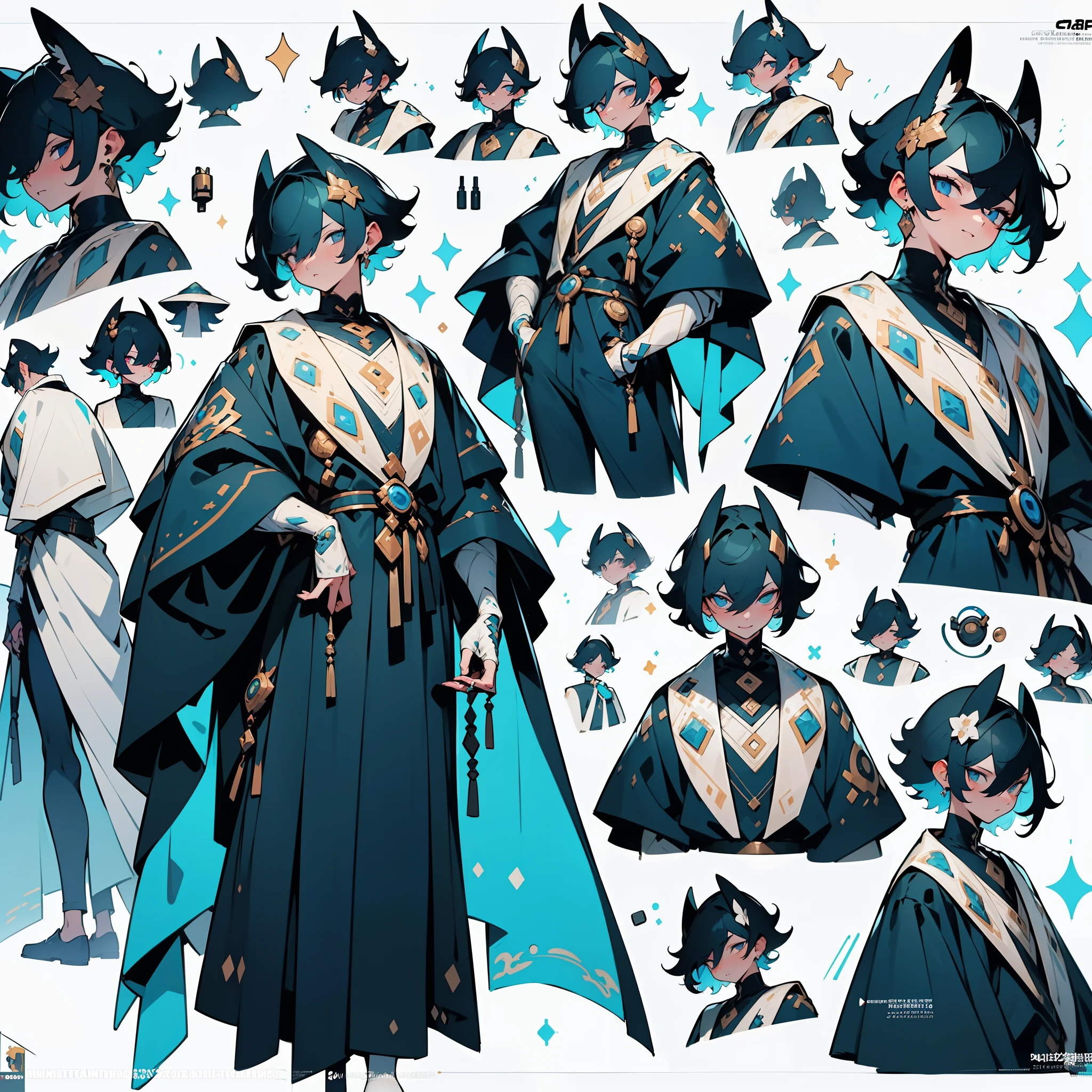 ((top-quality)), ((masterpiece)), ((ultra-detailliert)),(8k wallpaper:1.2),(Ultra-high resolution:1.2),(masterpiece:1.1),wallpaper,High quality,(High detail),(absurdres, highres, ultra detailed),( best quality:1.2),Anime,slim,tall, character design,a man, prosthetic hand powered by magic,clock embedded into the hand,ginger hair, character design for a game,bushy short hair, absolutely stunning art,white background, simple background, extremely detailed, highest quality digital art, highest resolution, HD quality, wallpaper 8k