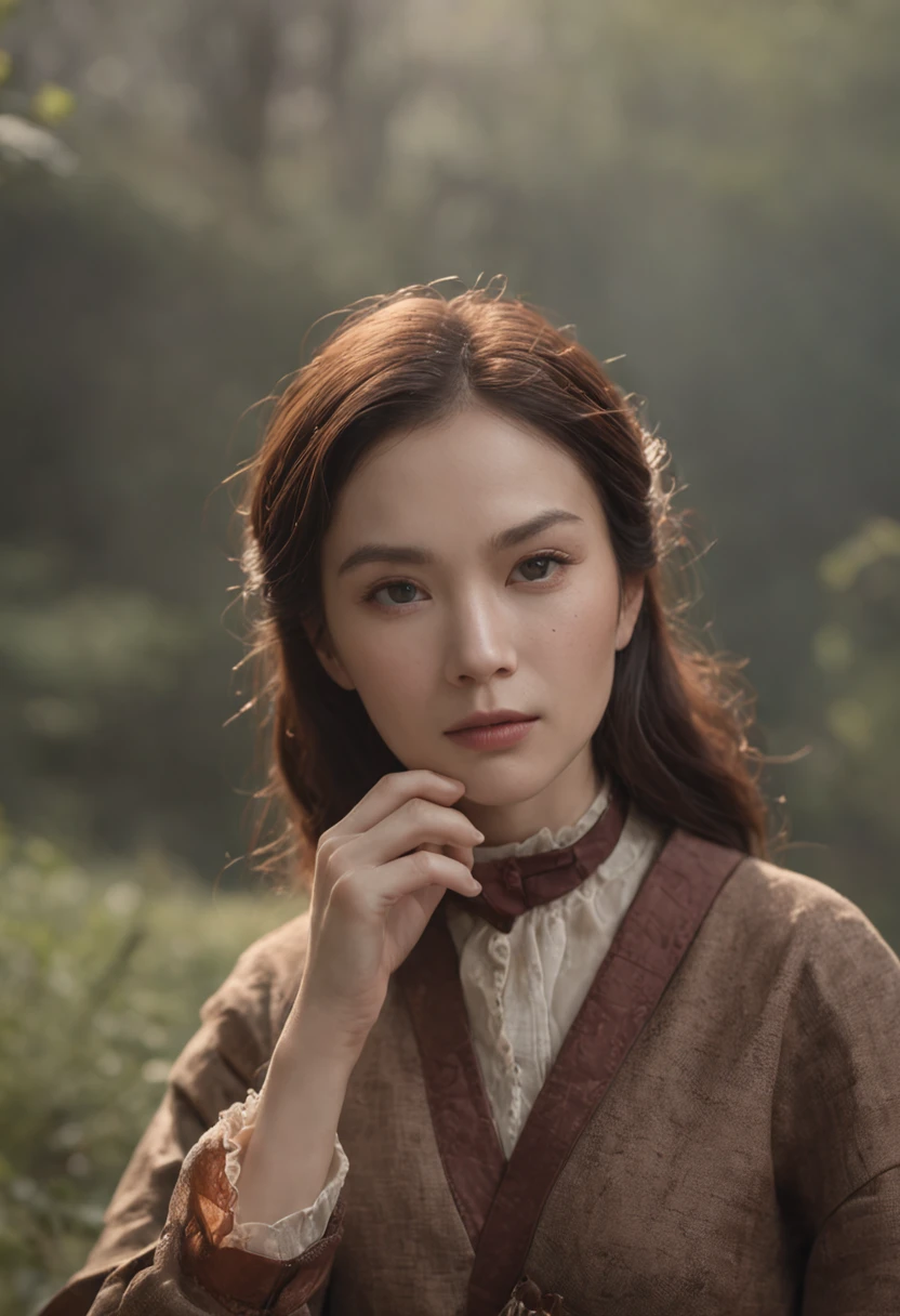 Pu-erh tea, Surreal, Tense, warm, Highly detailed, Sharp, professional, 8K UHD, Movie, Dark, violent, En plein air, In the mountains, Dramatic, Vivid, Tense atmosphere, Renders, epic, Twilight, NFFSW, album covers, Blizzard, Lightning, disaster