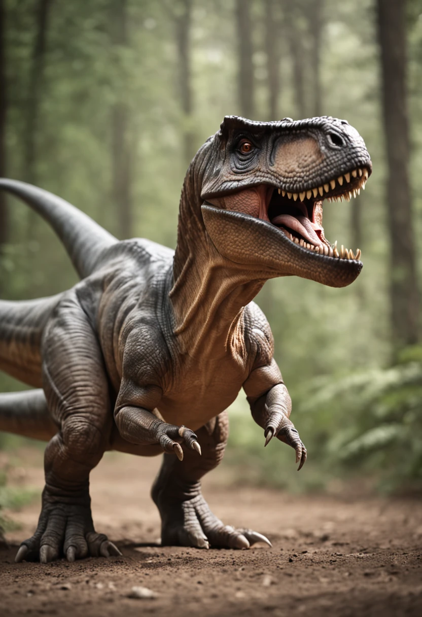 Dinosaurs carry wolves