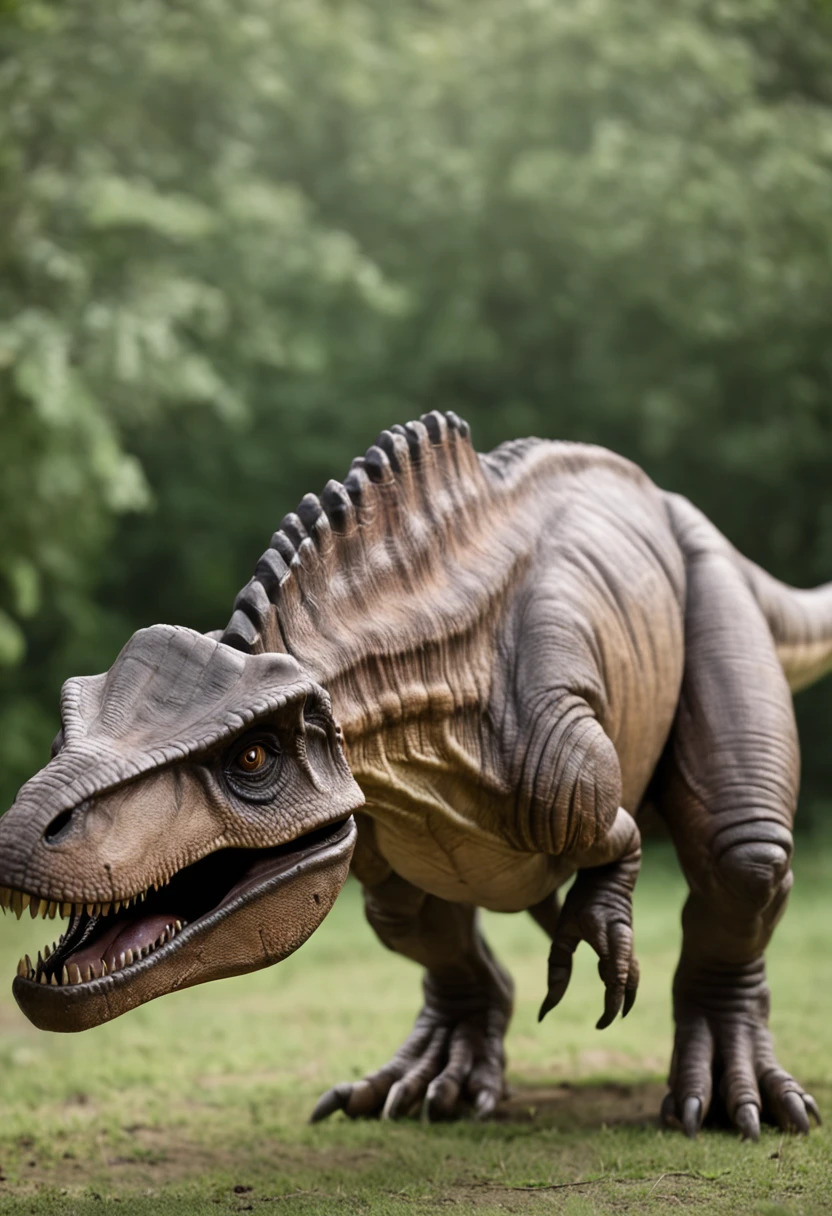 Dinosaurs carry wolves