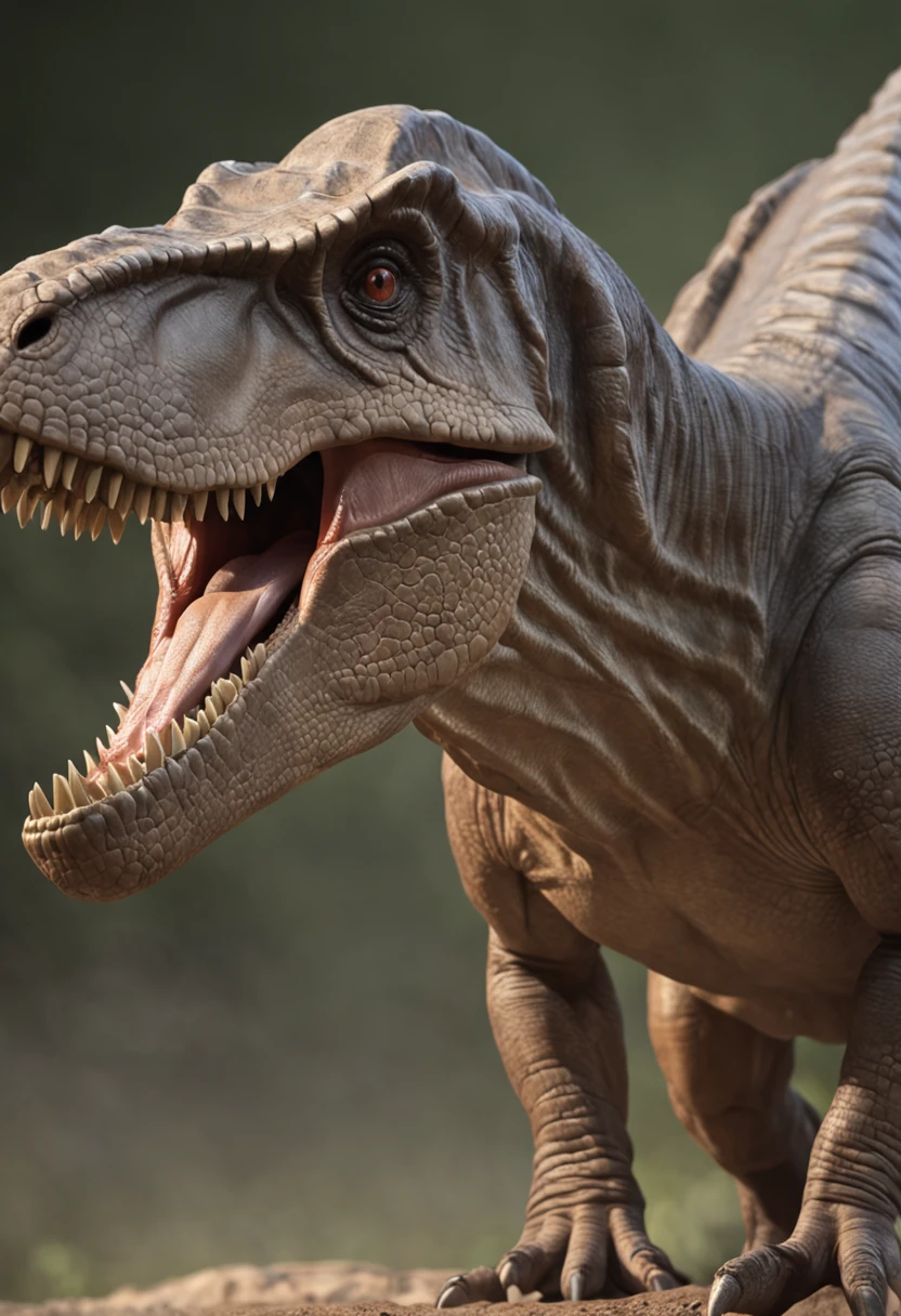 Dinosaurs carry wolves