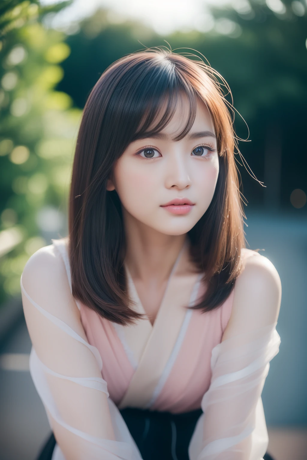 Japan girl in yukata、full body Esbian、独奏、With very realistic skin、extremely Photorealistic photos、With the city of Nara in the background、Date scenery、Photo collection girls、realisitic(incredively_absurderes,Huge_filesize:1.37),(​masterpiece:1.37),(top-quality:1.37),(realisitic,Photorealsitic:1.2),Ray traching,Realistic lighting,(illuminations,Glow),((film grains:1.37)),(Exquisite details and textures:1.2),(8K分辨率:1.2),(ultra -detail:1.2),(Sharp Focus 1.2),(Raw photography:1.0),(ulzzang -6500-v1.1:1.2),(Beautiful Detail Face、Beautiful Detail Eye、 radiant eyes、long eyeslashes、blush of the nose:1.2)、tiangtongjiang、mix4、JWY1,20d、A dark-haired、((((perfect anatomia))))、Viewer 1 Girl、独奏、Young Face、a beauty girl、(Neat hairstyles)、High class、(A slender:1.37)、(Other knee socks:1.2)、(Beauty slim legs:1.15)、(cute  face)、(Detailed natural skin、detailed skin textures、Detailed black hair、Random Hair Styles)、Facial light、(ciinematic light)、lensflare、Shade、Back lighting