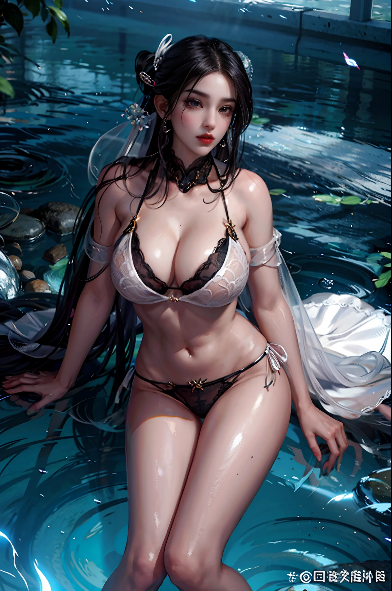 Royal sister，Detailed eyes，详细的脸，mature face，Ripe body，Tall body，Seductive body，Long legs，8k，k hd，fleshy feeling，Translucent lace，White plump delicate body，Beautiful face，Cherry small mouth，Beautiful and delicious（3D  royal sister），a plump buttocks， jade foot，