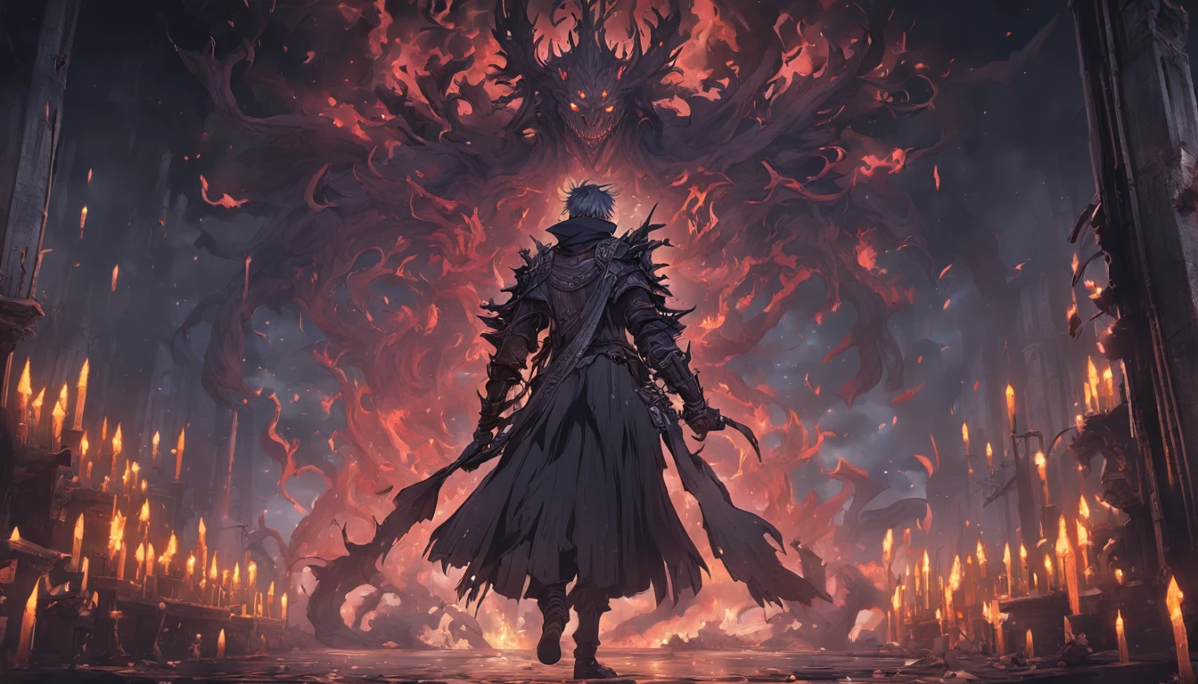 Hades, Dark souls, Bloodborne Unreal Engine 5, Cinematic, Color grading, Portrait photography, Ultra-wide angle, Depth of field, Hyper-detailed, beautifully color-coded, insanely details, Intricate details, beautifully color-graded, illusory engine, Cinematic , Color grading, editorial photography , Photography, photoshoot, Shot on 70mm lense, Depth of field, degrees of freedom, Tilt Blur, Shutter speed 1/1000, f/22