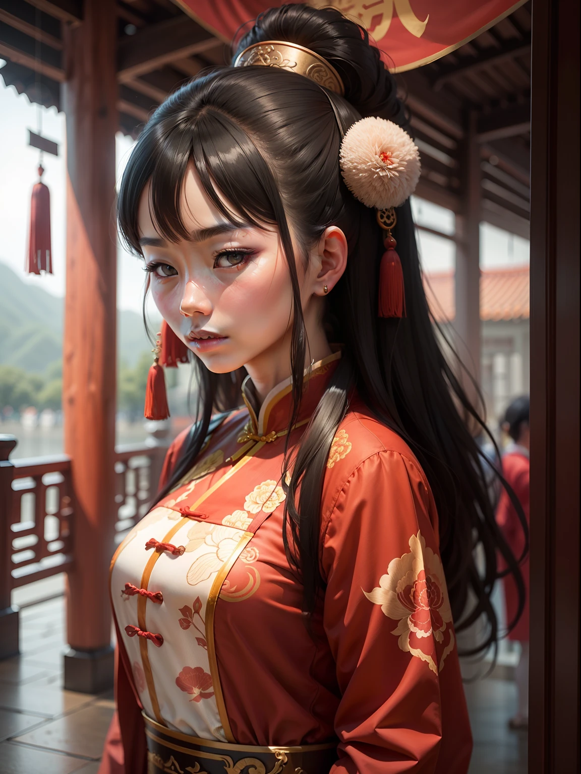 woman, China, ancient, traditional