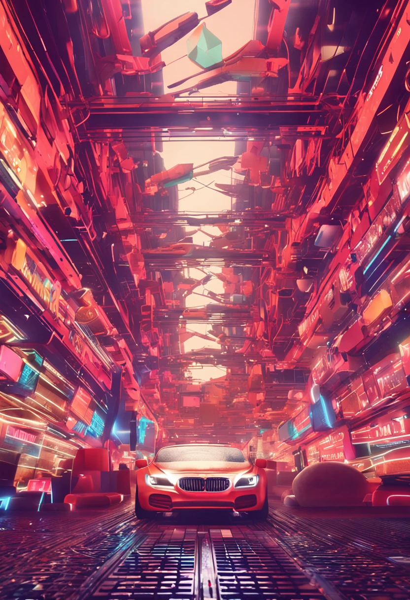 UI interface with data,Cool,Full of technology