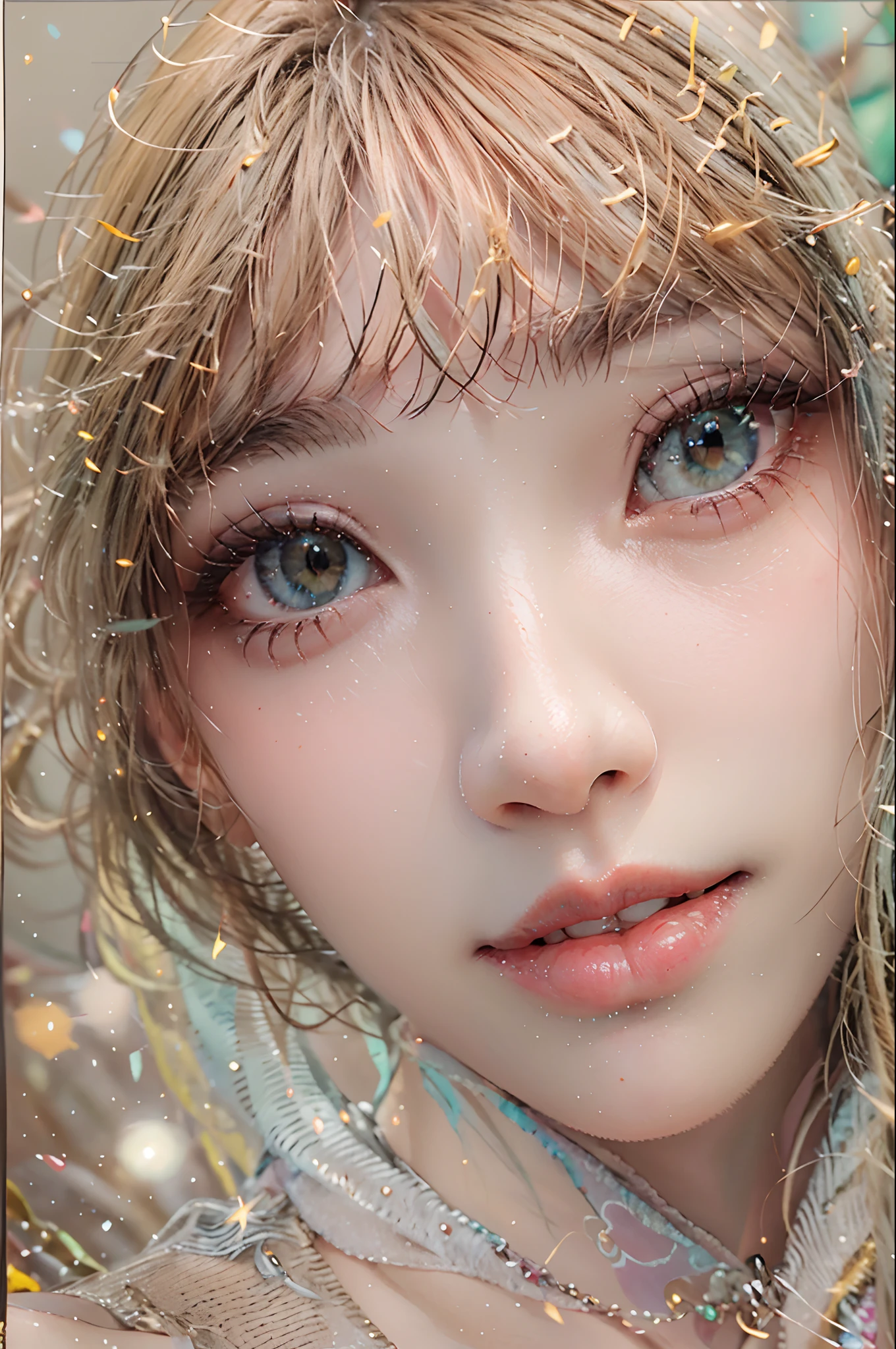 detailed eyes, Full functionality, (masterpiece), (best quality), moist skin, glowing skin, shiny skin, (good quality), intricate details, earring, ray tracing, (transparent), (bokeh), (depth of field),  