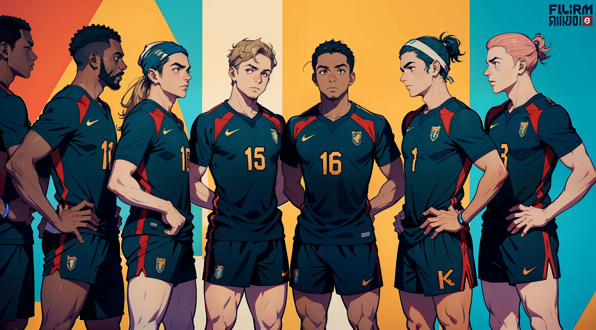 crie uma imagem que represente um jogo de voleibol, 6 jogadores de um lado, uma rede no meio da quadra,homens, 8k, 16k