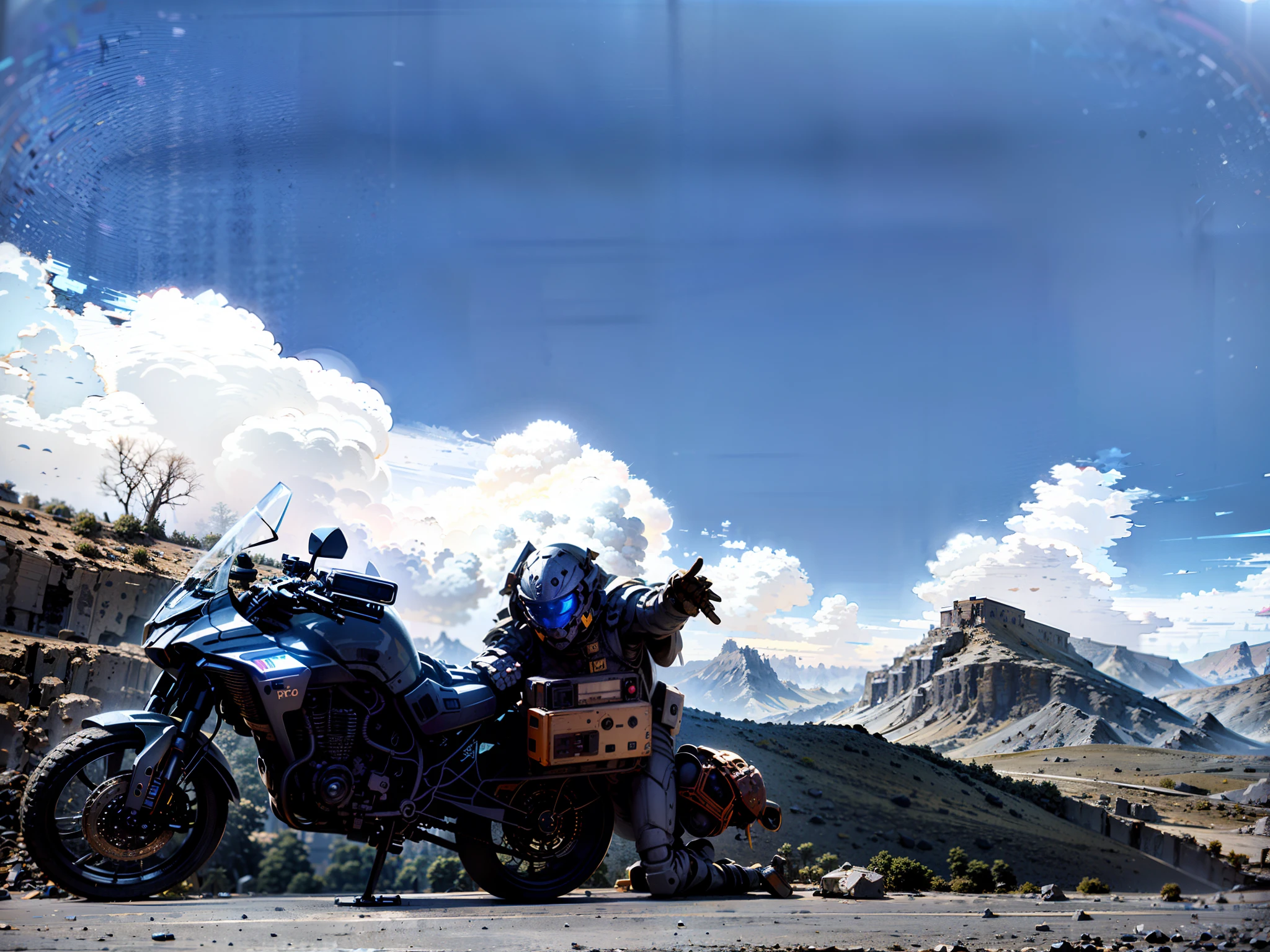 arafed man in a helmet and protective gear on a motorcycle, point of view of visor wearer, helmet on face, wearing helmet, reflection of phone in visor, wearing a round helmet, beautiful blue armet helmet, wearing a helmet, motorcycle helmet, holding helmet, helmet visor smashed, snout under visor, without helmet, modern helmet