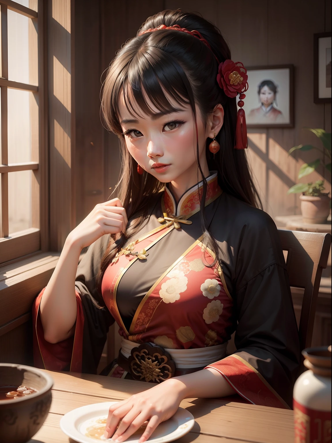woman, China, ancient, traditional