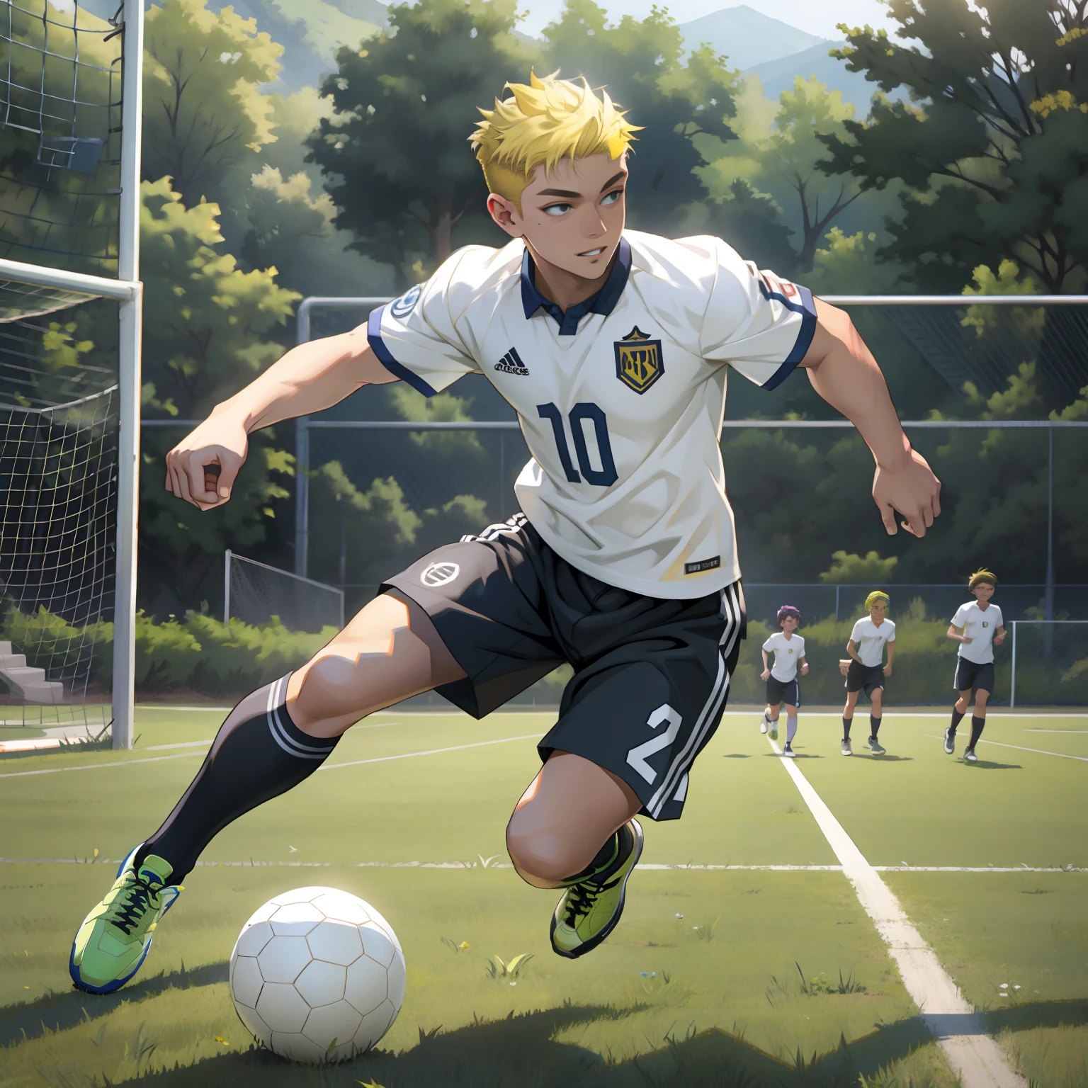 Yellow hair