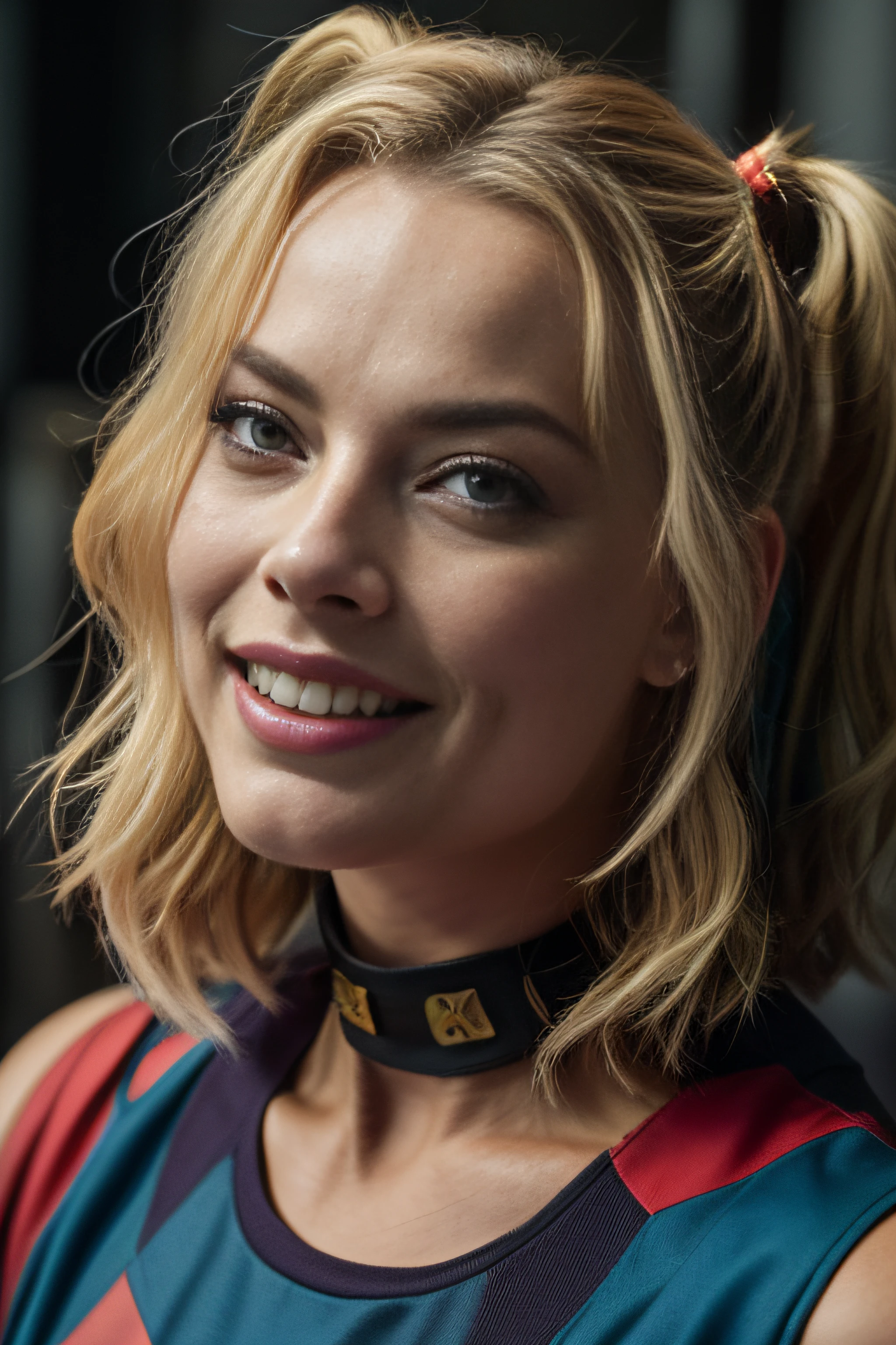 ((qualidade excepcional)), ((tmasterpiece)), ((Fidelity to reality)), Margot Robbie as Harley Quinn in Suicide Squad, (((corpo inteiro))), (action pose), foco nítido, voluminous lighting, Bons momentos, bom sombreamento, Espalhamento subsuperficial, Intrincado, Altamente detalhado, based on the TV series "VIQUINGUES", ((filmic)), Dramatic, (qualidade superior, Okey, tmasterpiece:1.5), (fotorrealista:1.5), uma foto de um, Foto realista, Nikon, luz natural, 4k, Determination of maximums, ..RAW, XF IQ4, 150 MP, 50 millimeters, Сертификация ISO 1000, 1/Anos 250, luz natural, Adobe Lightroom, photographic lab, Photographic resemblance, PhotoDirector 365,