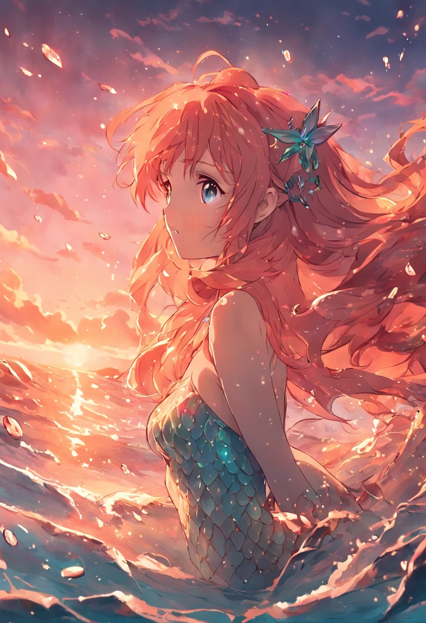 Create a photo of a beautiful mermaid.